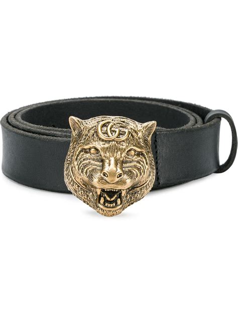 gucci belt tiger head men|Gucci tiger head waist belt.